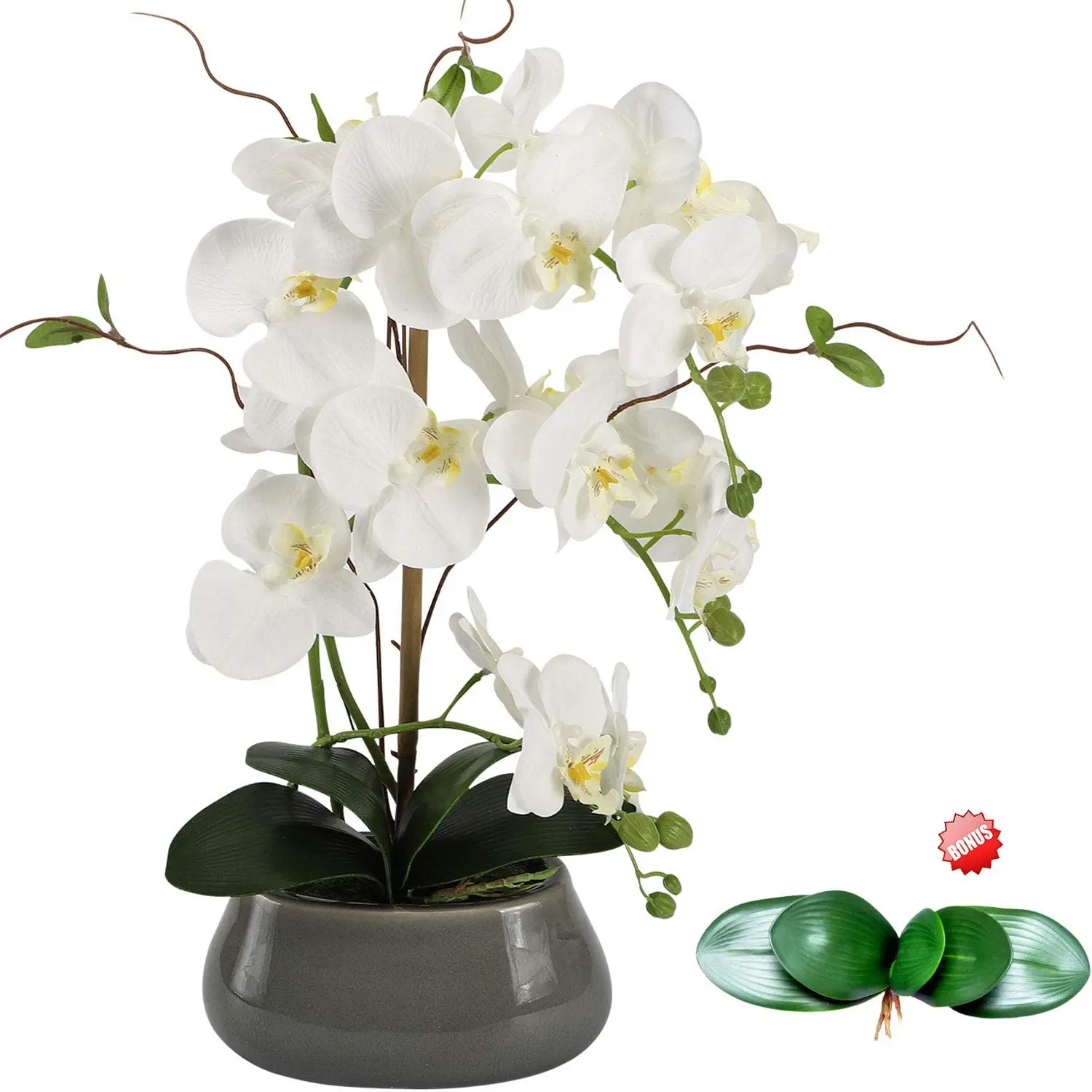Bunga anggrek buatan hiasan Te - Orchid Phalaenopsis ulasan dan harga
